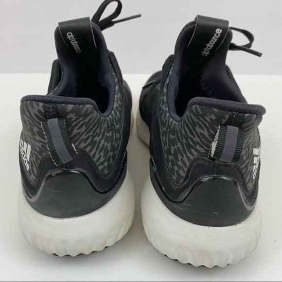 Adidas Alphabounce Black Gray Animal Print Athletic Sneakers Women’s 6.5 - Picture 8 of 9